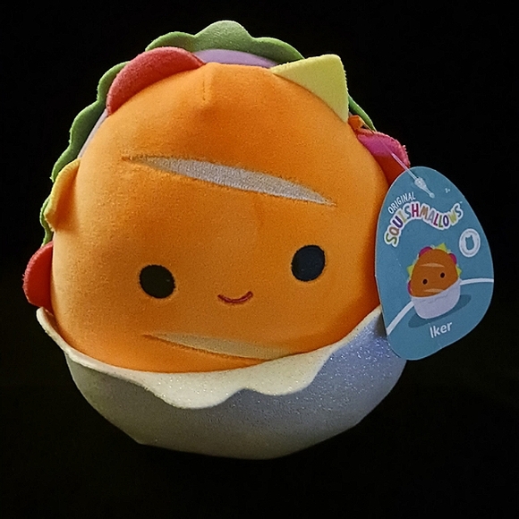 Squishmallows Neon Junk Food Squad 8" Plush Toy (8" Iker The Hoagie Sandwich - Picture 1 of 1